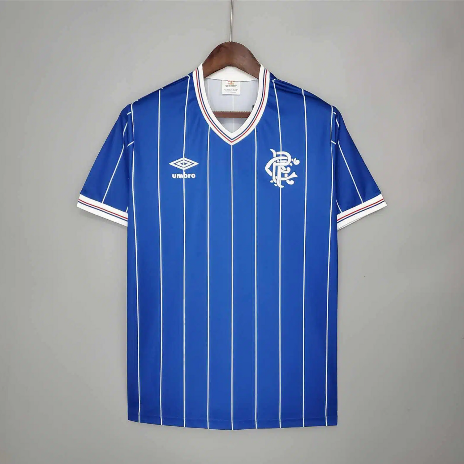 Camiseta local del Rangers FC 1982/83
