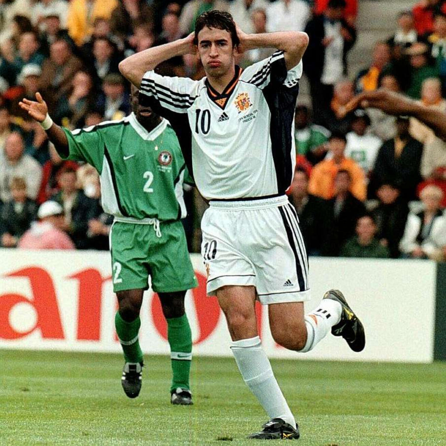 Camiseta de visitante de España 1998/99