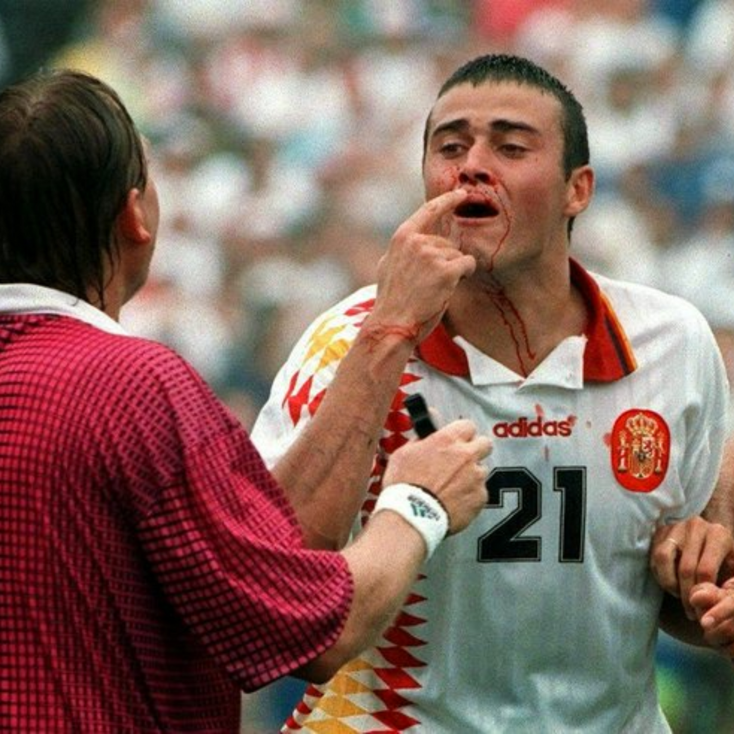 Camiseta de visitante de España 1994