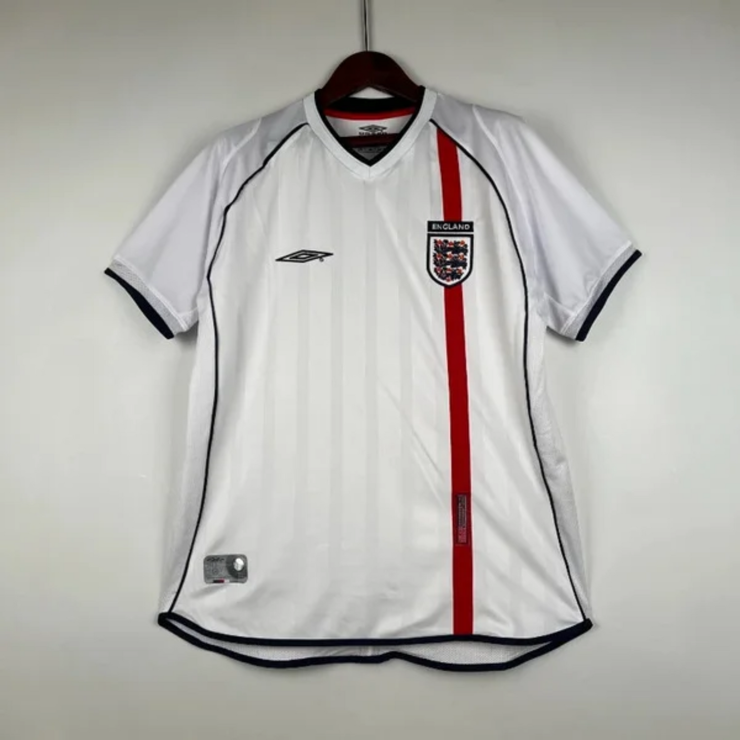 Camiseta local de Inglaterra 2002