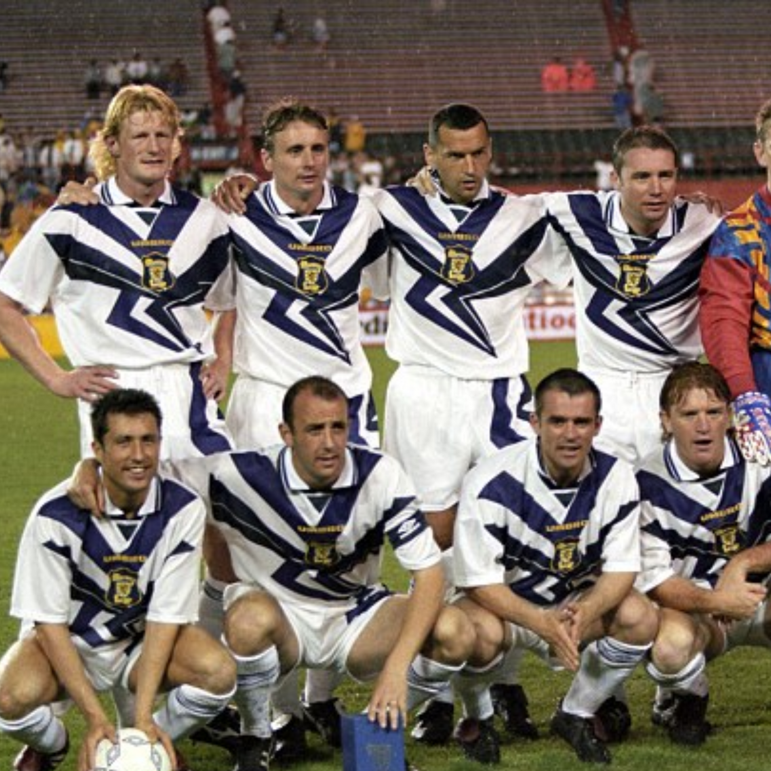 Camiseta de visitante de Escocia 1994/96