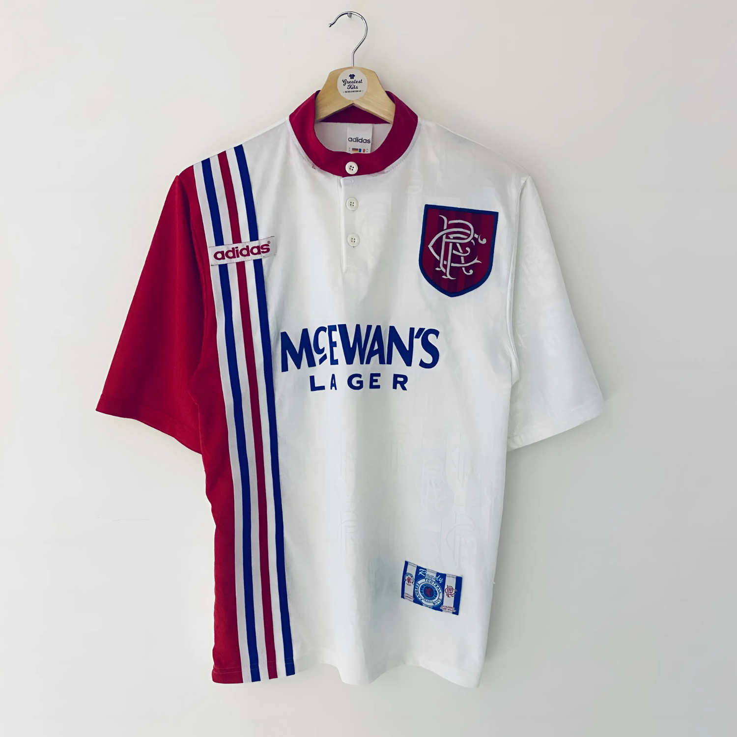 Camiseta de visitante del Rangers FC 1996/97