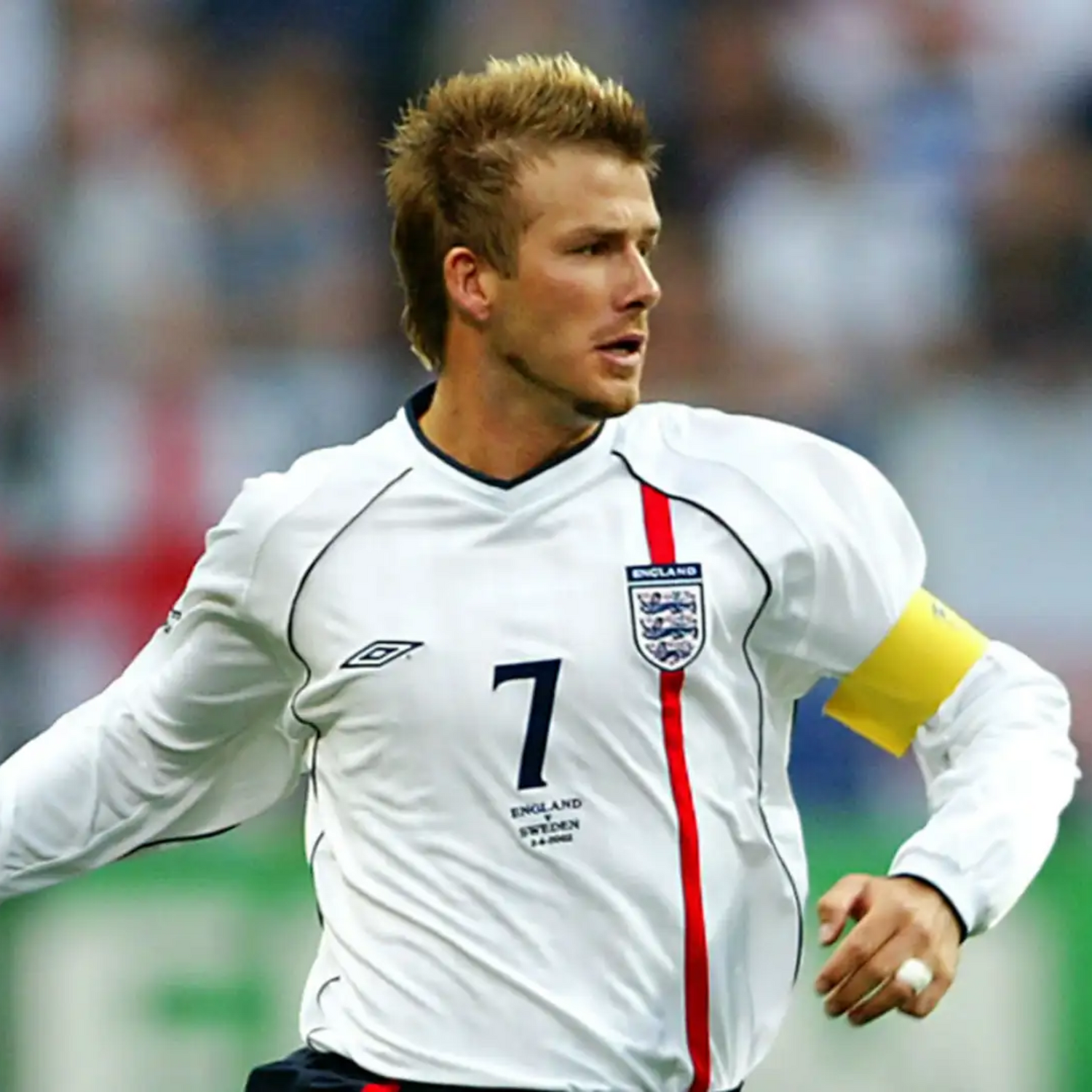 Camiseta local de Inglaterra 2002