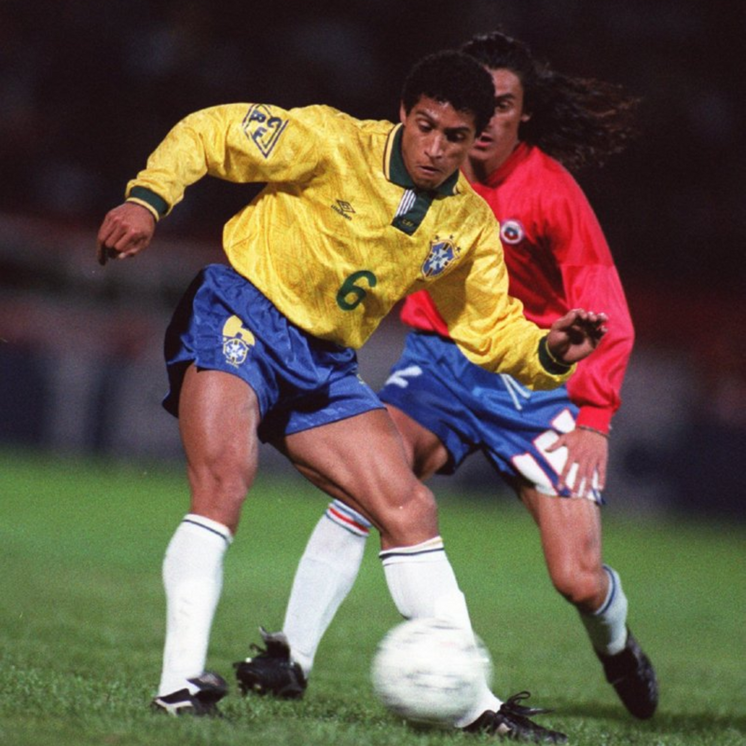 Camiseta local de Brasil 1991/93