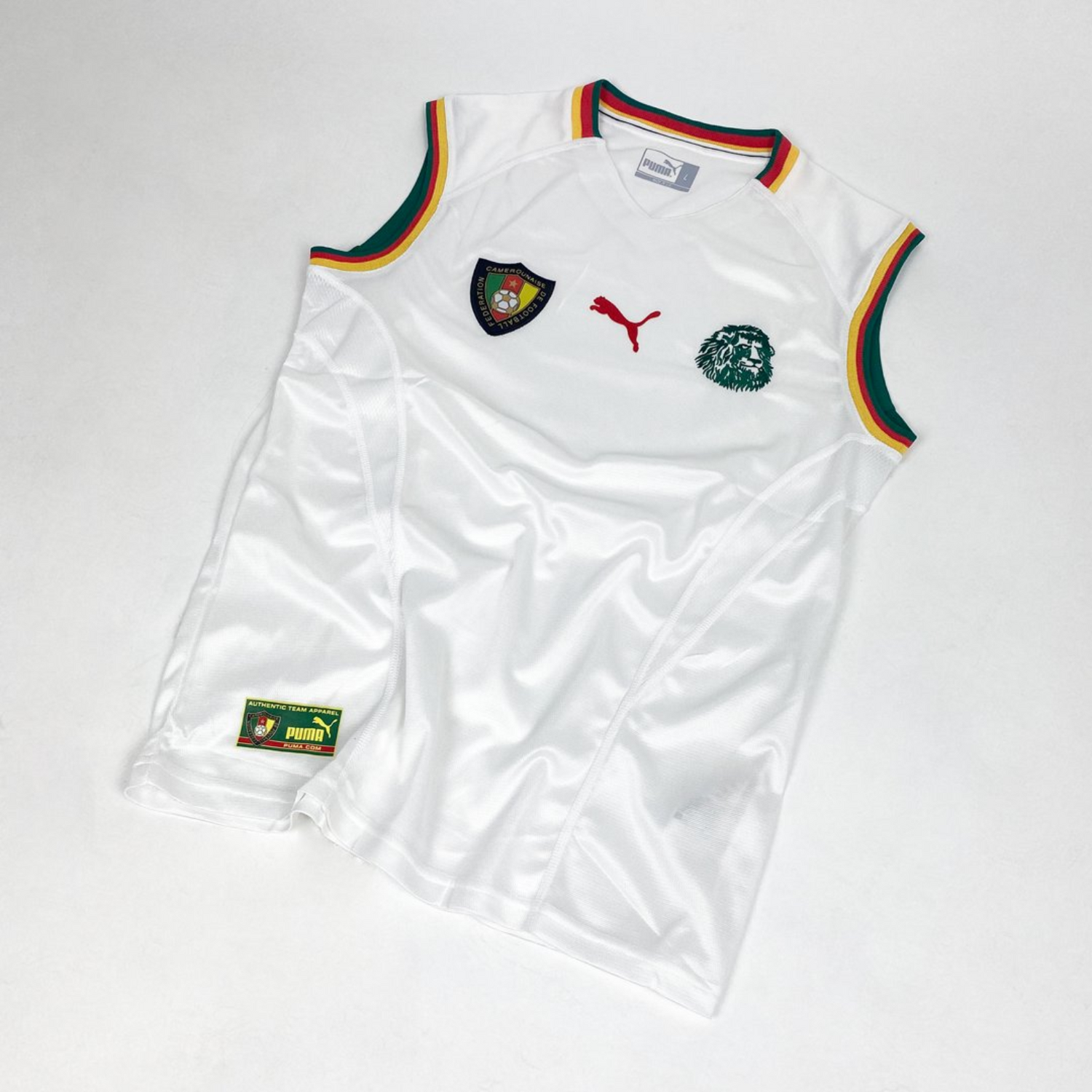 Camiseta de visitante de Camerún 2002