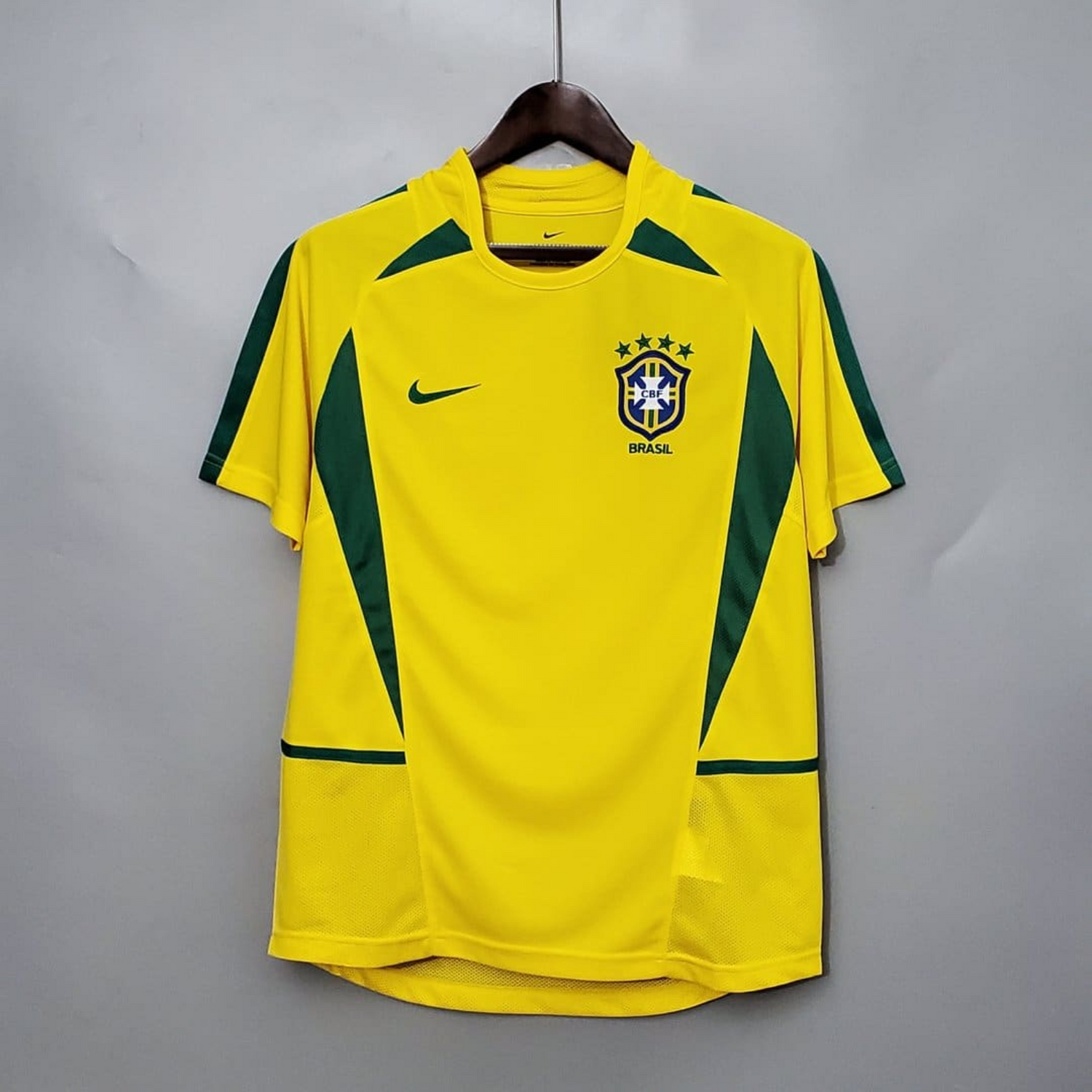 Camiseta local de Brasil 2002 