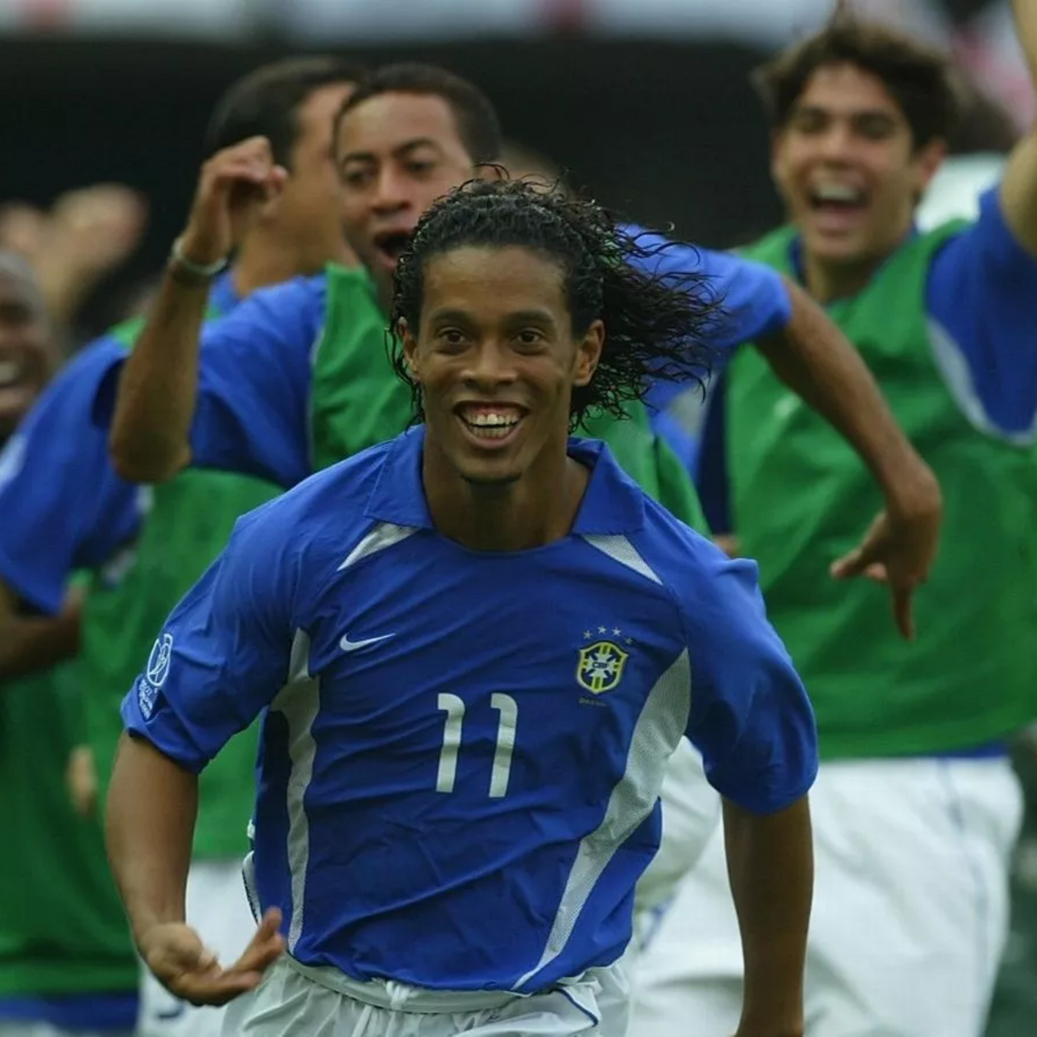 Camiseta de visitante de Brasil 2002