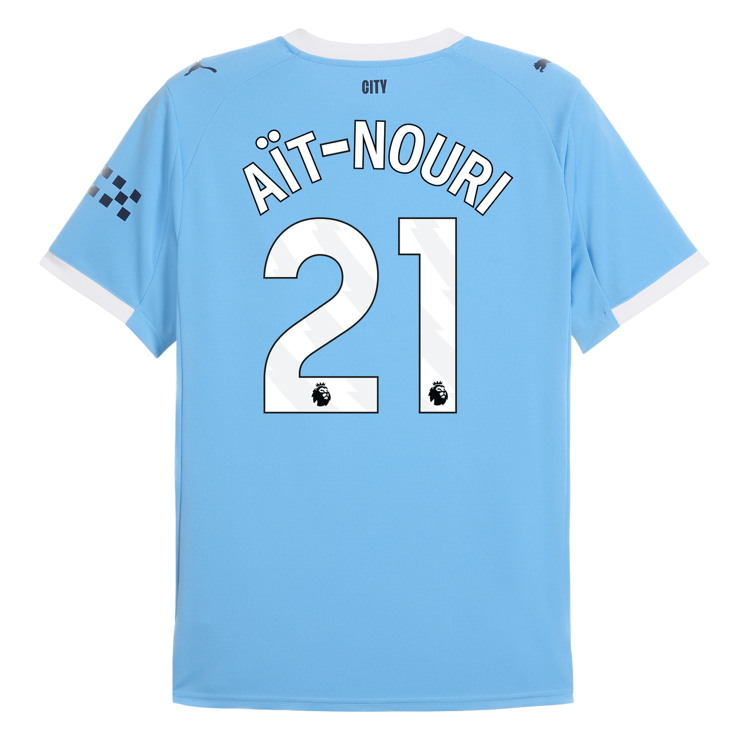 Man City 2025/26 Nouri 21 Home Player Jersey