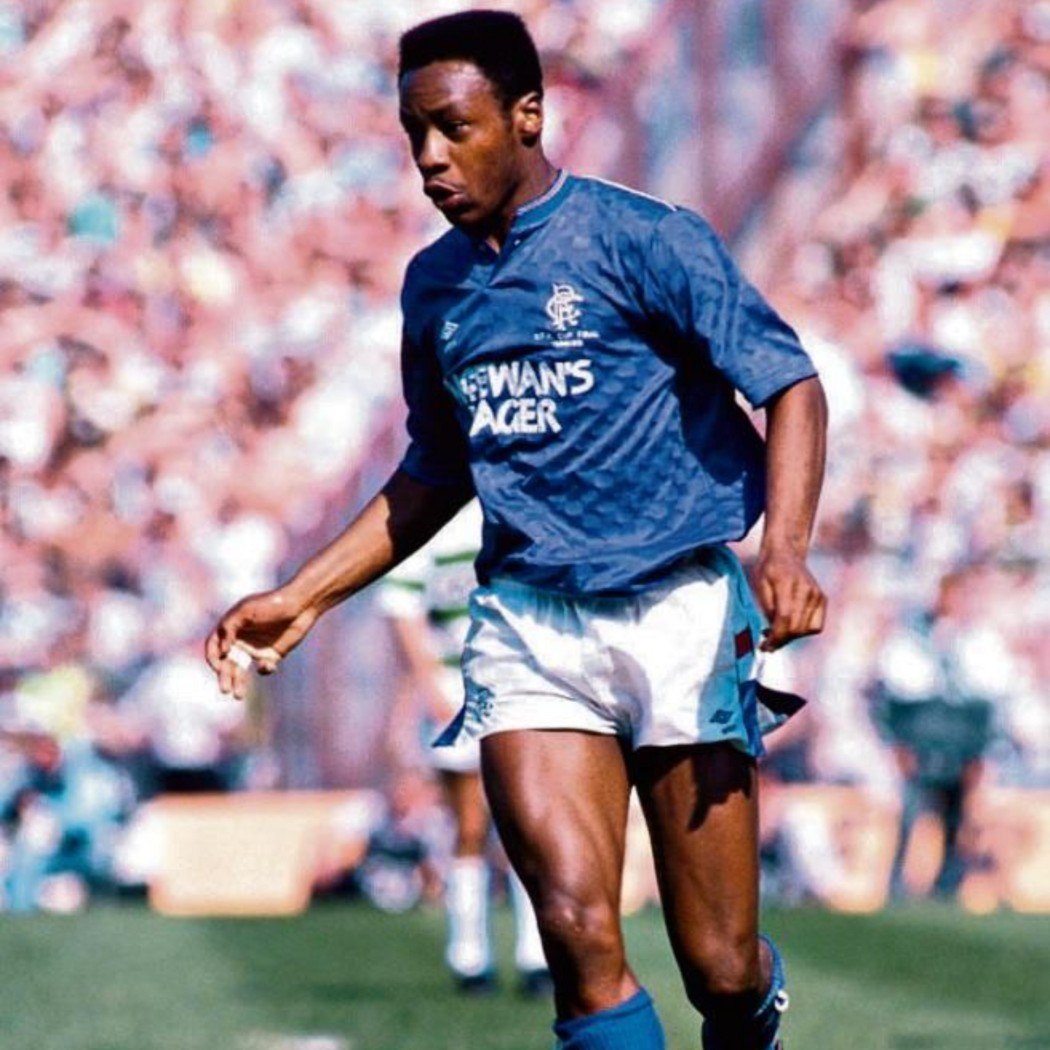 Camiseta de local del Rangers FC 1987/90