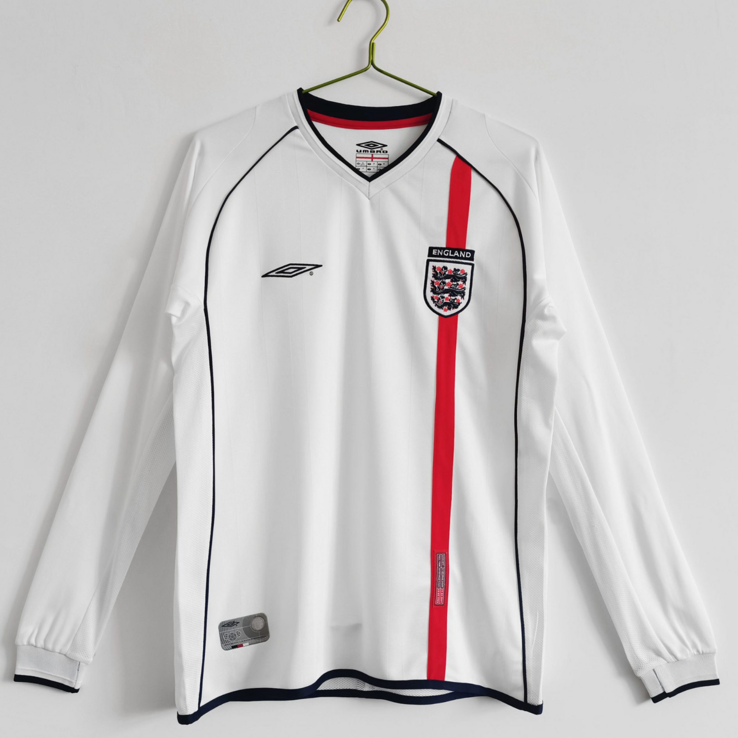 Camiseta local de Inglaterra 2002