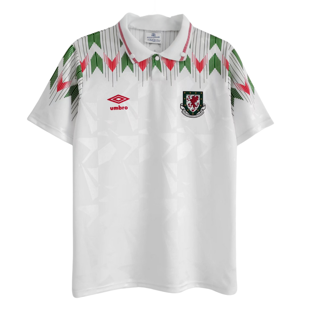 Camiseta de visitante de Gales - 1990-92