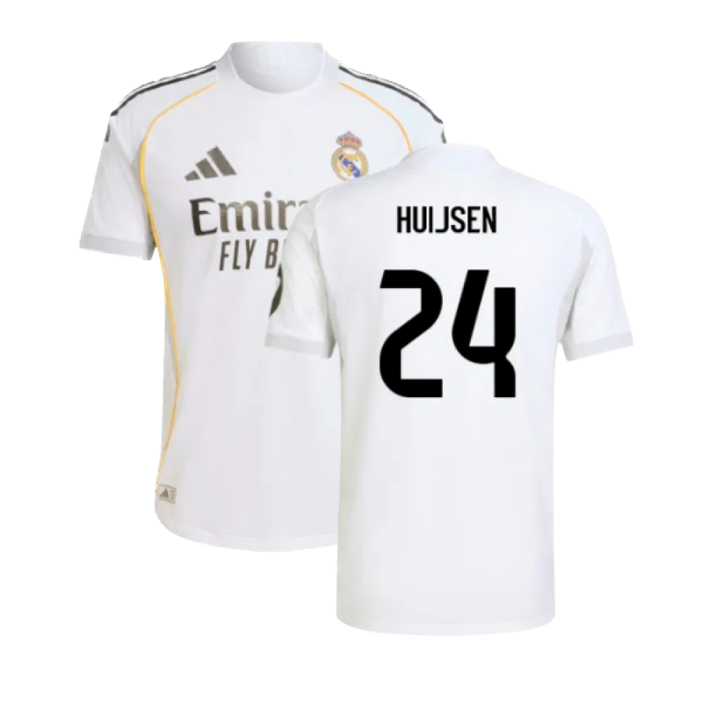 Real Madrid 2025/26 Huijsen 24 Home Jersey